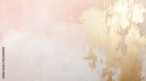 Elegant Gold and Pink Abstract Texture Background - made with Generative AI photo