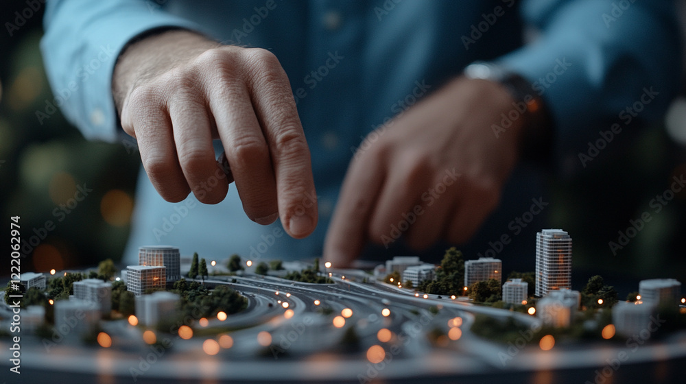 Creating a miniature city model with intricate details Creating a miniature city model with intricate details