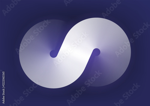 Infinity Symbol Vector Background Illustration