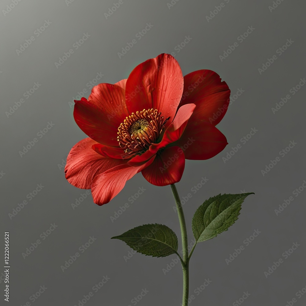 red flower isolated on transparent background red flower isolated on transparent background