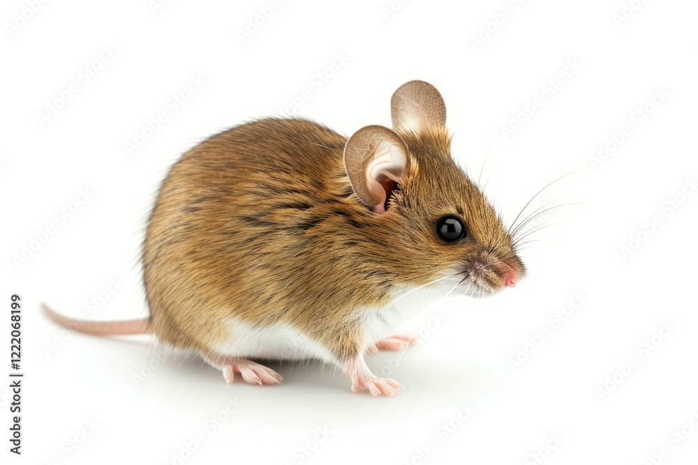 Ultra Quality Image of a Mouse Isolated on White Background Ultra Quality Image of a Mouse Isolated on White Background