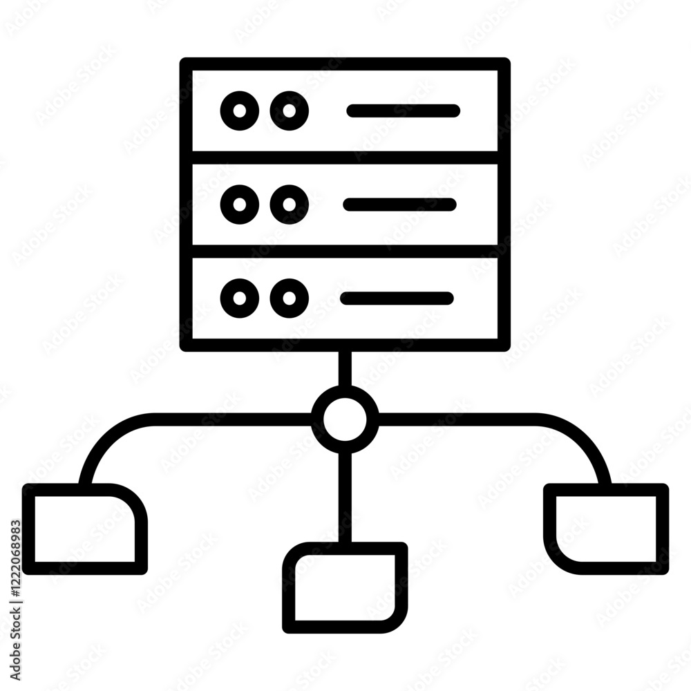 Fototapeta premium Data Classification icon