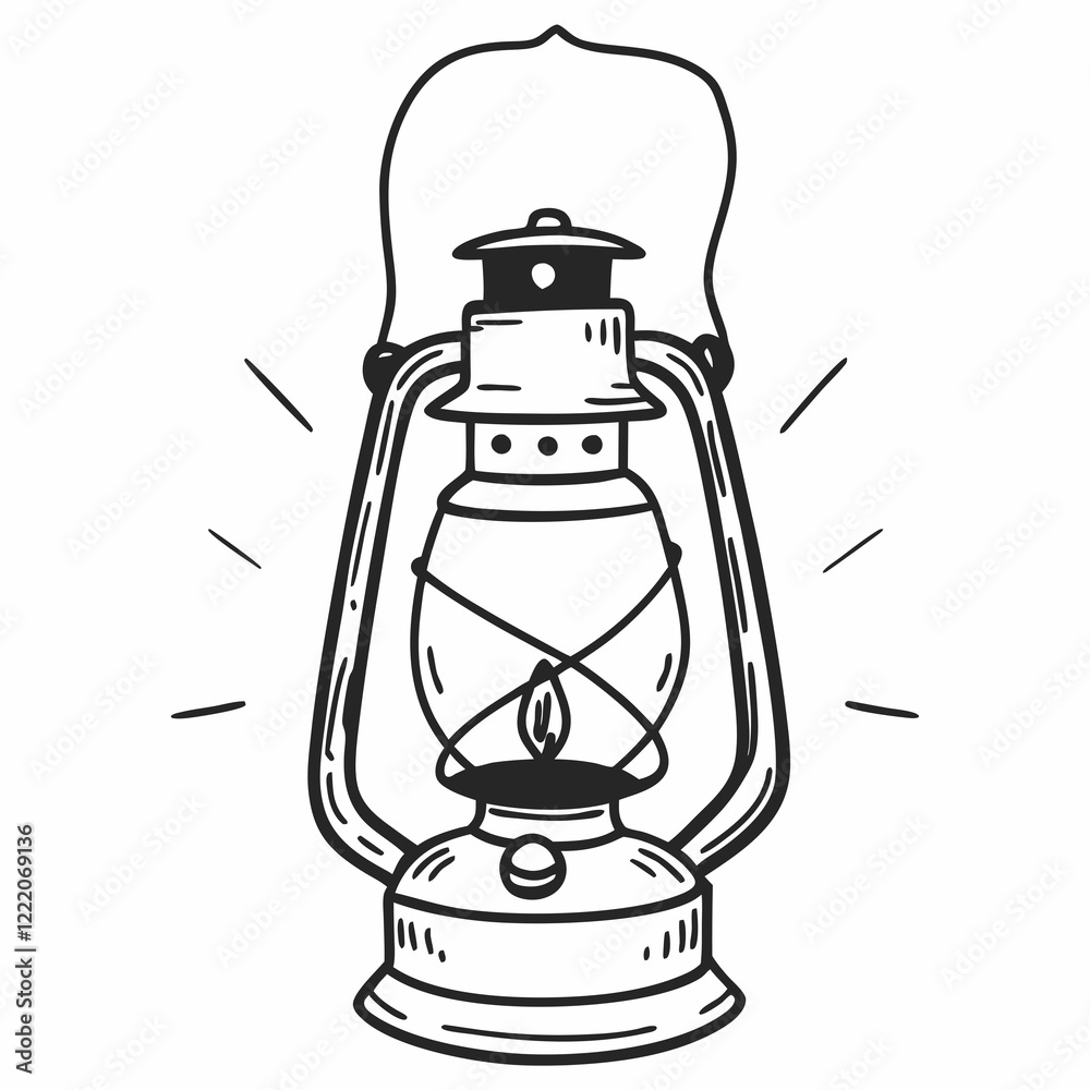 A Lantern Old Fashioned High Quality Editable Vector Design and illustration A Lantern Old Fashioned High Quality Editable Vector Design and illustration