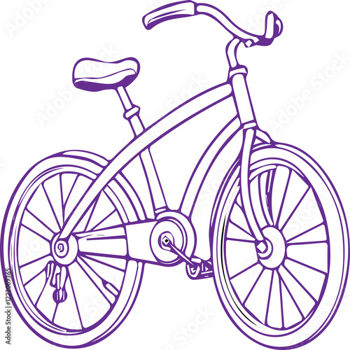 bicycle design with color pick