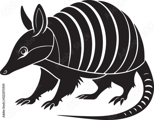 Armadillo silhouette vector illustration design