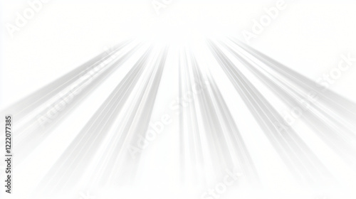 Abstract Light Streaks: An ethereal and minimalist abstract background of converging lines, radiating outwards from a central point.