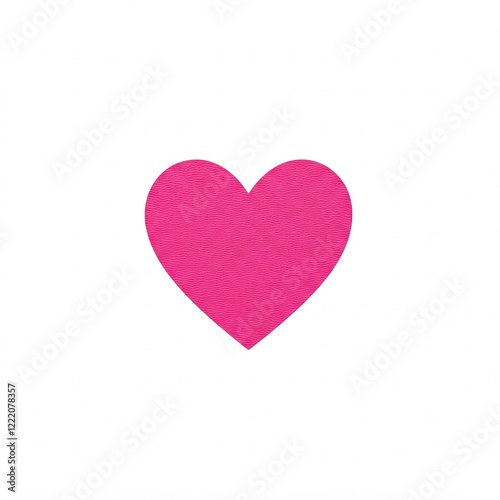 pink paper heart