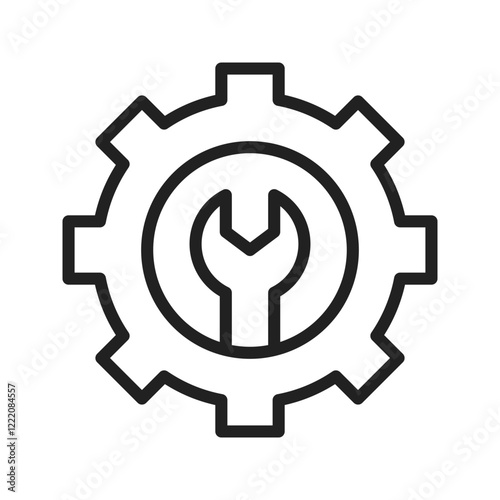 Repair icon vector image. Suitable for mobile apps, web apps and print media.