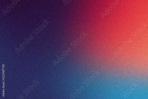 Orange and dark color gradient background. Bluer Grainy vibrant poster noise texture banner, cover header backdrop design