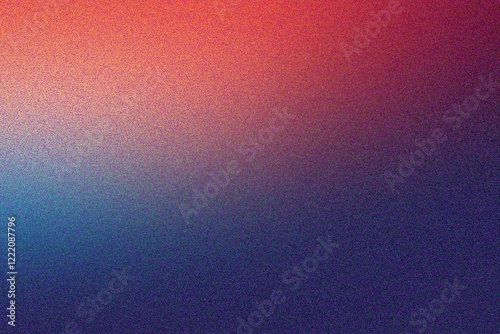 Orange and dark color gradient background. Bluer Grainy vibrant poster noise texture banner, cover header backdrop design