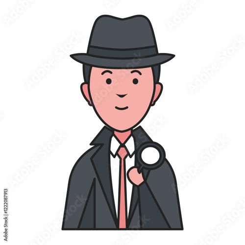 Detective illustration