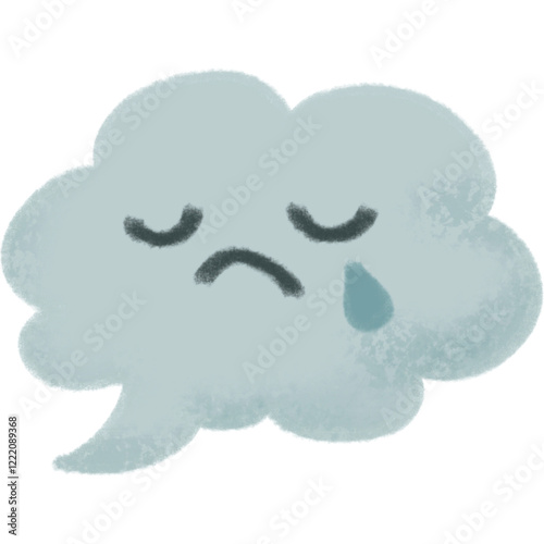 sad depresstion mental health speech bubble