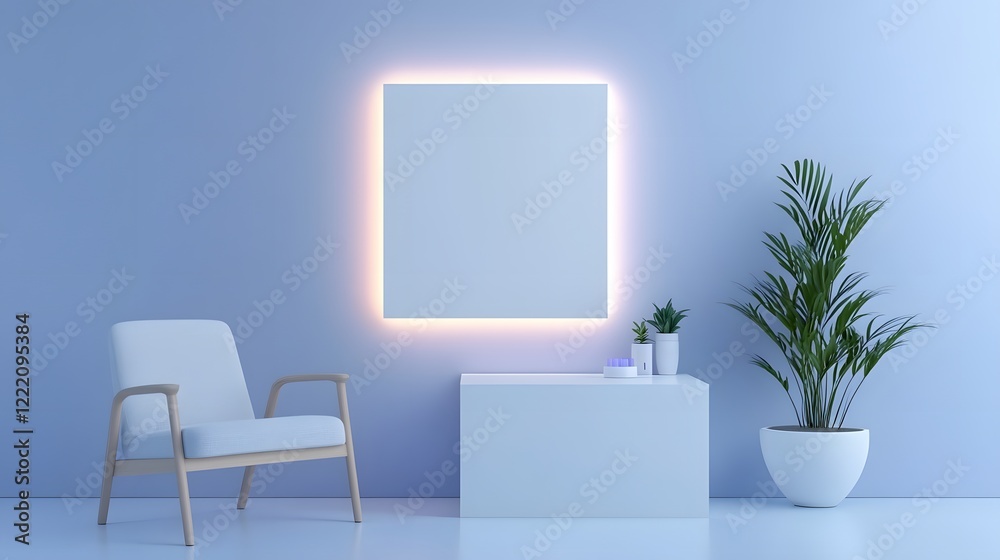 White chair and table with plant in modern interior design style for stylish and minimalistic home decor ideas White chair and table with plant in modern interior design style for stylish and minimalistic home decor ideas