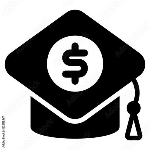 Education glyph icon