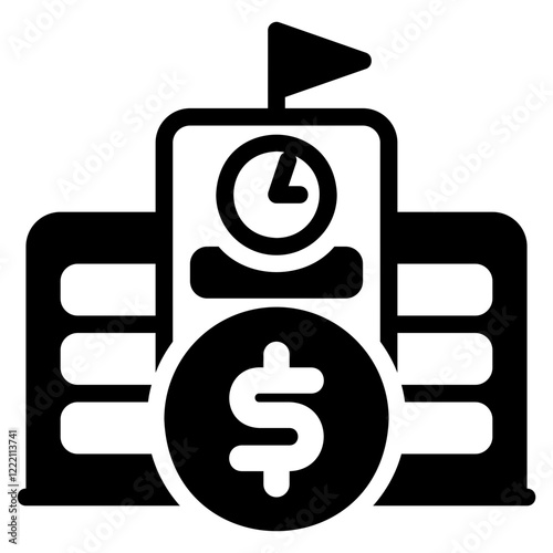 School glyph icon