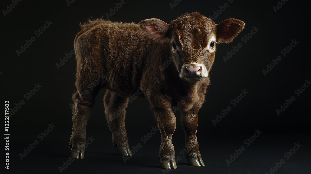 Fototapeta premium New born Hereford beef calf