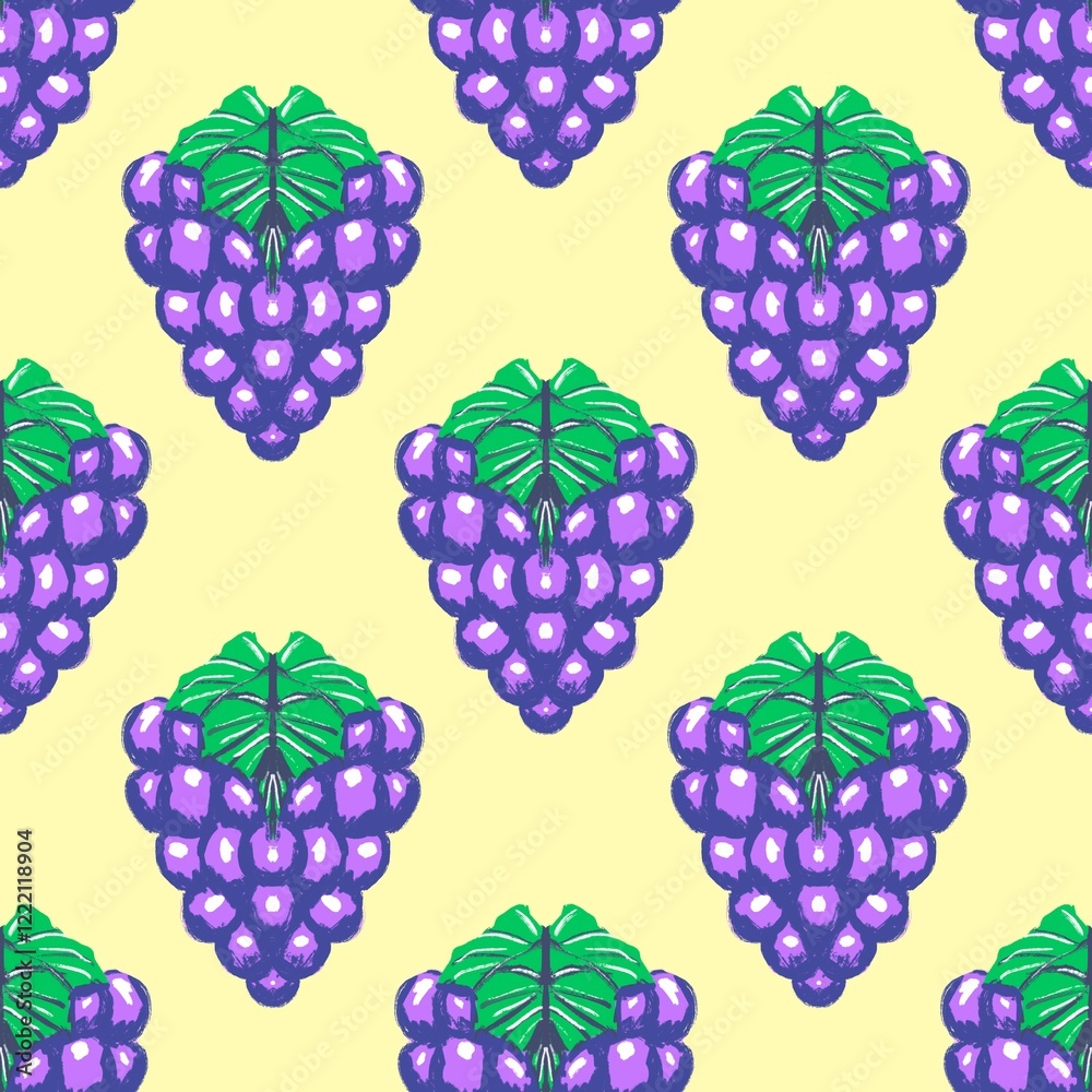 abstract fruit seamless pattern hand drawn for background or print abstract fruit seamless pattern hand drawn for background or print