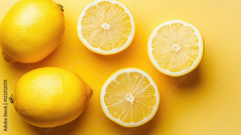 Bright lemon-yellow background with a smooth, uniform surface for versatile use. Bright lemon-yellow background with a smooth, uniform surface for versatile use.