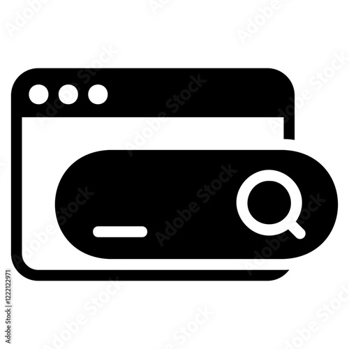 Searcher glyph icon