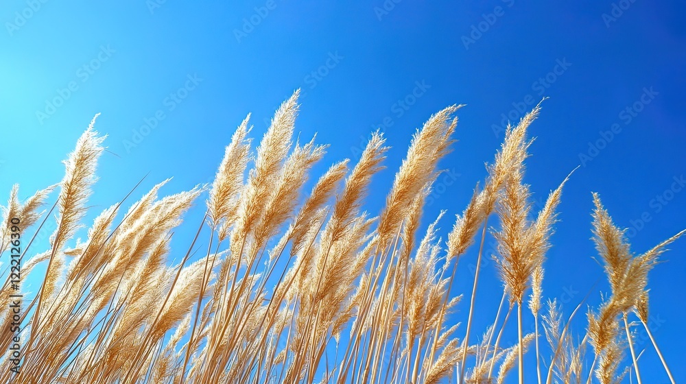 A clear blue sky with a gentle breeze A clear blue sky with a gentle breeze