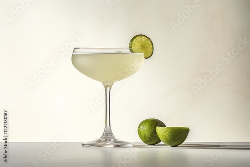 Cocktail drink fruit glass. photo