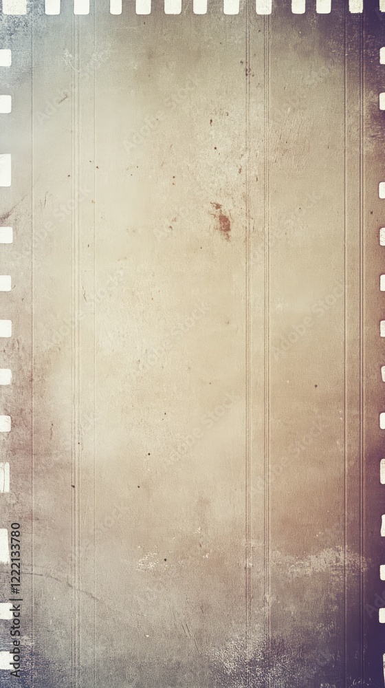 Aged and scratched old film texture with retro toning and vintage charm Aged and scratched old film texture with retro toning and vintage charm