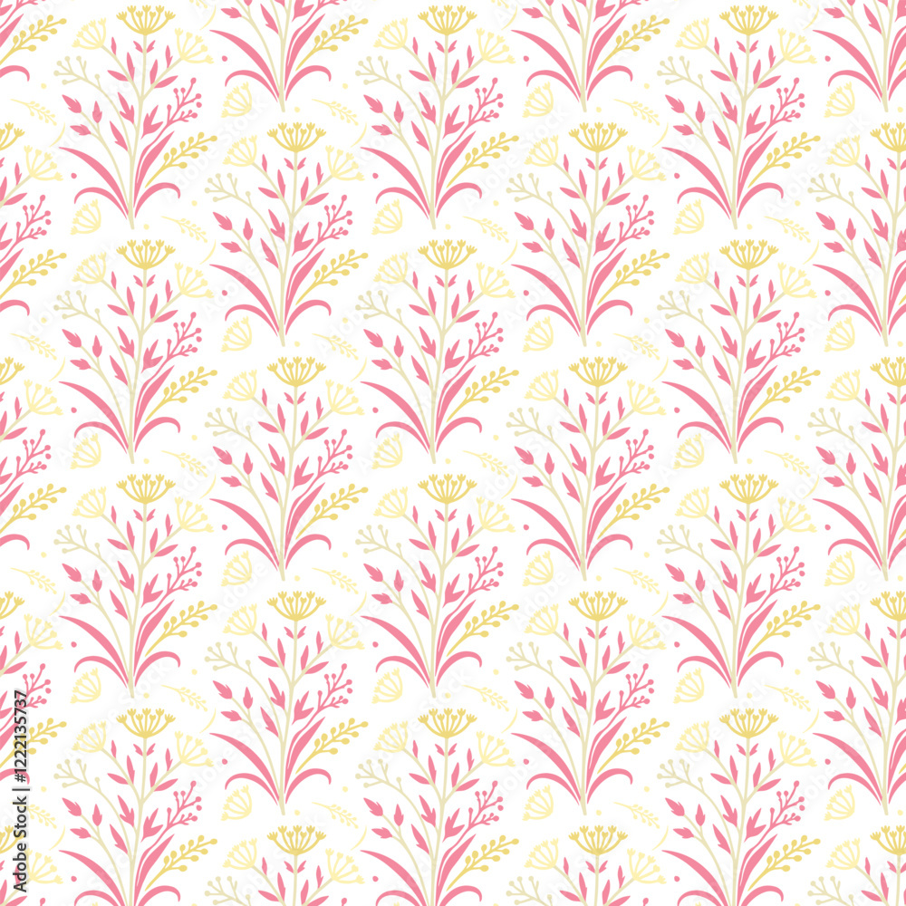 creative seamless floral pattern with botanical blossoms and abstract motifs for fashion textile wallpaper and wrapping designs creative seamless floral pattern with botanical blossoms and abstract motifs for fashion textile wallpaper and wrapping designs
