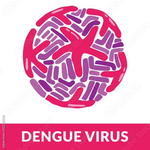 dengue virus Design vector Illustration