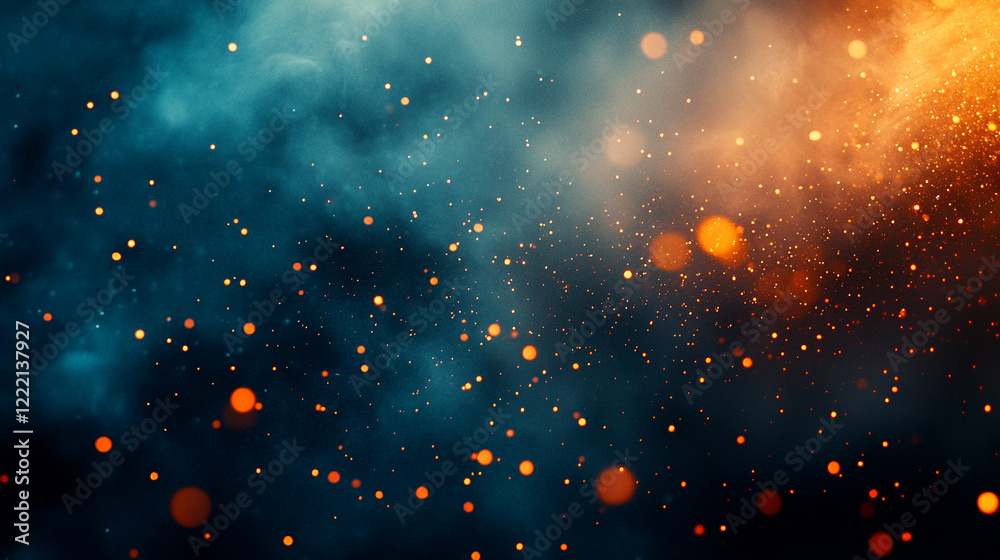 fire particles, smoke, and sparks symbolizing aftermath of a catastrophe, bomb explosion, or military operation, chaotic scene with noise and debris, empty design space fire particles, smoke, and sparks symbolizing aftermath of a catastrophe, bomb explosion, or military operation, chaotic scene with noise and debris, empty design space