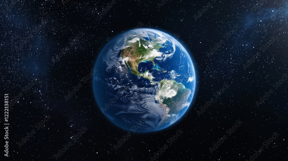 A breathtaking view of Earth from space showcasing the vibrant colors of the land and oceans, with a starry background, capturing the beauty of our planet as seen from a great distance A breathtaking view of Earth from space showcasing the vibrant colors of the land and oceans, with a starry background, capturing the beauty of our planet as seen from a great distance