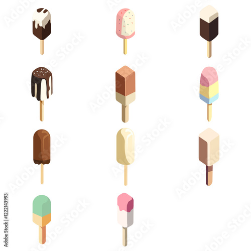 ice cream vector illustration