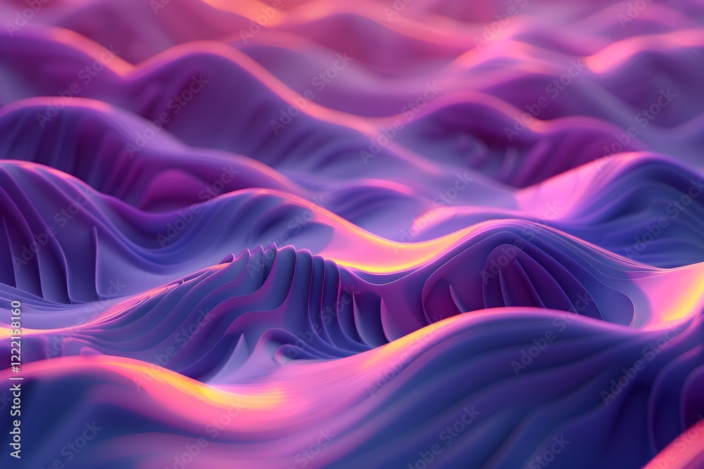 Obraz premium A computer generated image of a mountain range