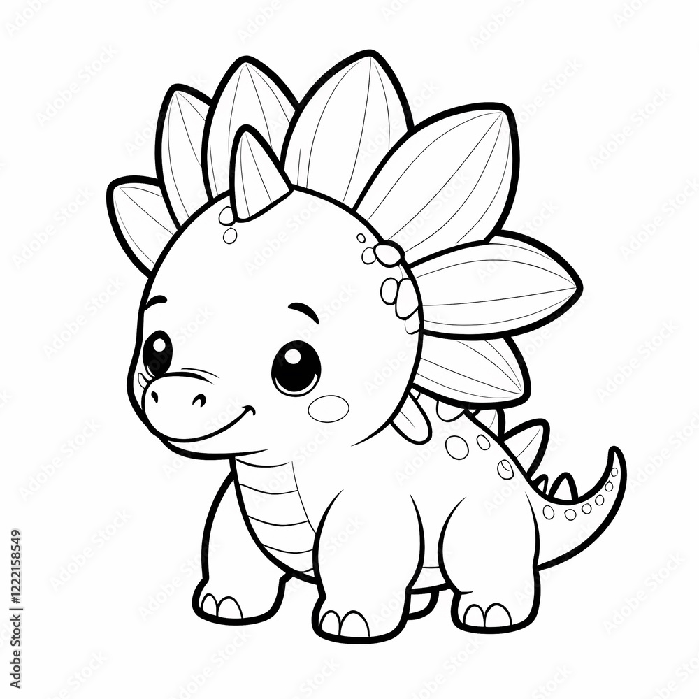 Obraz premium Playful Dino Character