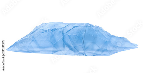 Wallpaper Mural pile heap ice cold stand podium or iceberg dais stage. podium mockup stand isolated cutout on white background 3d element Torontodigital.ca