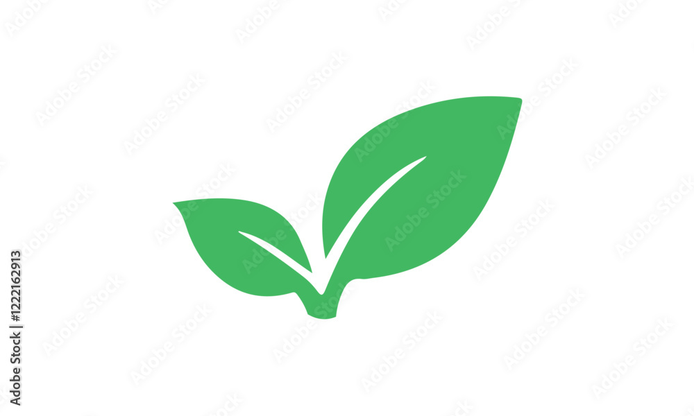 Green leaf logo Green leaf logo