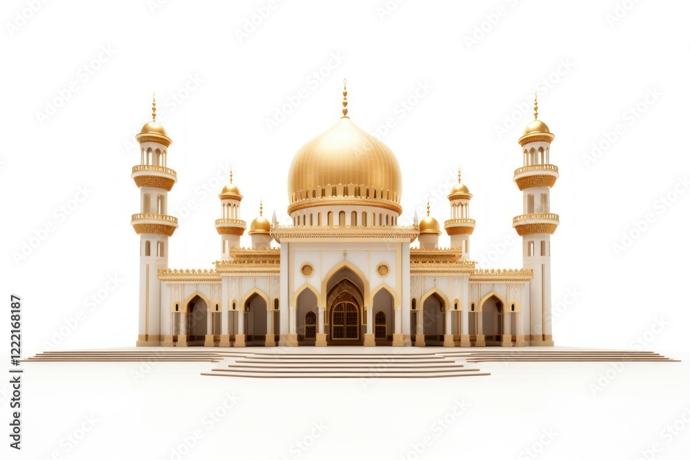 Fototapeta premium Architecture building mosque dome.