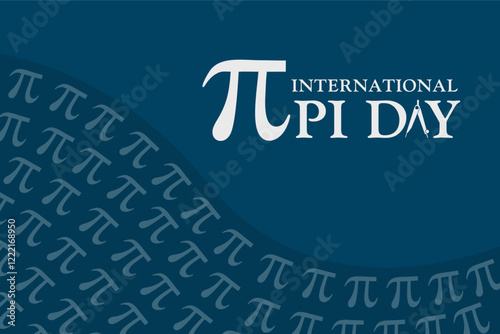 International Pi Day. Happy International Pi Day Social Media Post