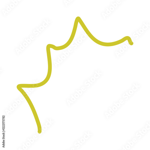 Abstract Yellow Highlight