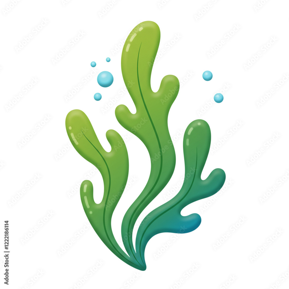 Vibrant Green Underwater Seaweed Aquatic Plant Illustration Cute Leaf Life Ocean Image Nature Design Vibrant Green Underwater Seaweed Aquatic Plant Illustration Cute Leaf Life Ocean Image Nature Design