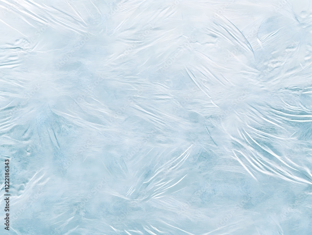 Obraz premium Soft, light blue feather texture background.
