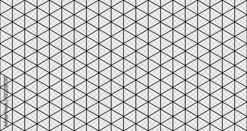 Isometric graph paper or perspective grid template for architect.