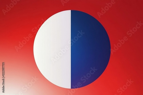 Free Download Abstract Red, White, and Blue Circle Design - GFXLoad