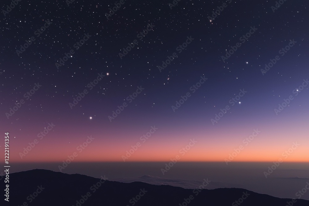 Galaxy Gradient: A space scene with a gradient of deep black transitioning to shades of purple, pink, and blue, dotted with stars Galaxy Gradient: A space scene with a gradient of deep black transitioning to shades of purple, pink, and blue, dotted with stars