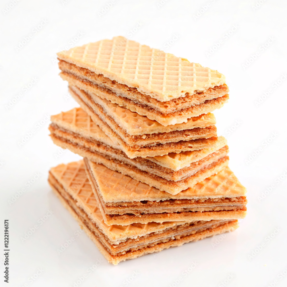 waffles isolated on white waffles isolated on white