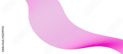 Abstract wave line for banner  wallpaper background with wave design. Futuristic technology and  wave pattern.
