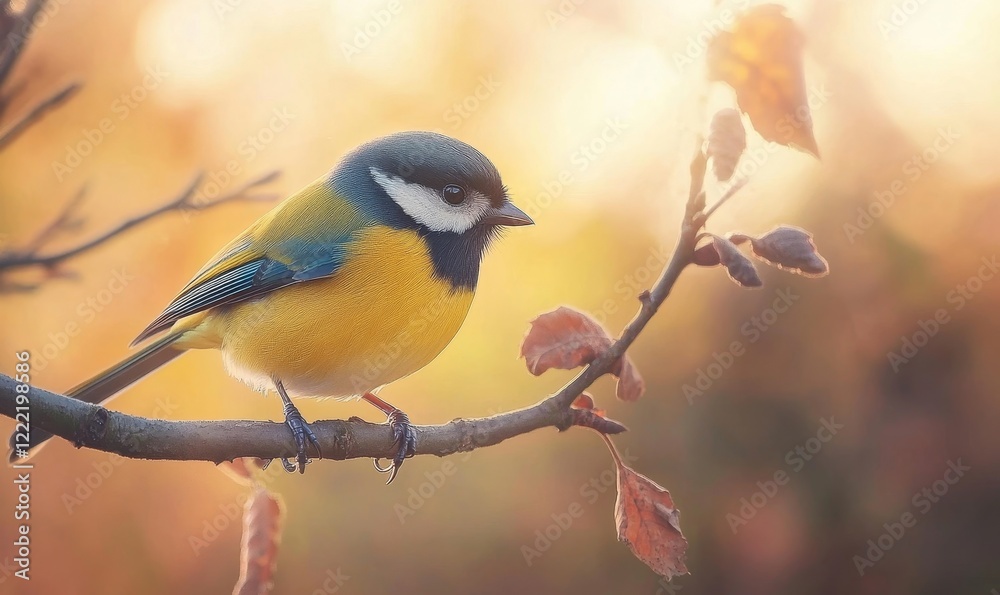 Elegant Mustard Yellow Bird on Tree Limb in Natural Setting with Soft Lighting Perfect for Nature and Wildlife Enthusiasts, Generative AI Elegant Mustard Yellow Bird on Tree Limb in Natural Setting with Soft Lighting Perfect for Nature and Wildlife Enthusiasts, Generative AI