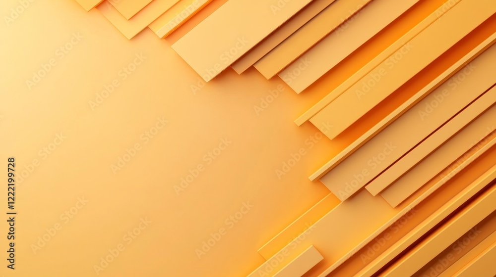 Abstract Orange Geometric Composition. Diagonal Lines and Shapes Abstract Orange Geometric Composition. Diagonal Lines and Shapes