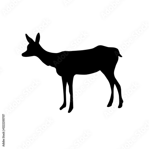 Deer Vector Illustration Set