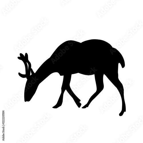 Deer Vector Illustration Set