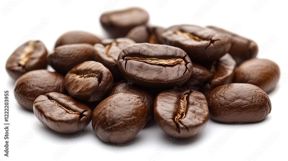 Coffee Beans on White Surface